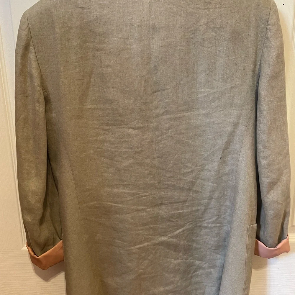 Christian Dior 80s Linen Blazer